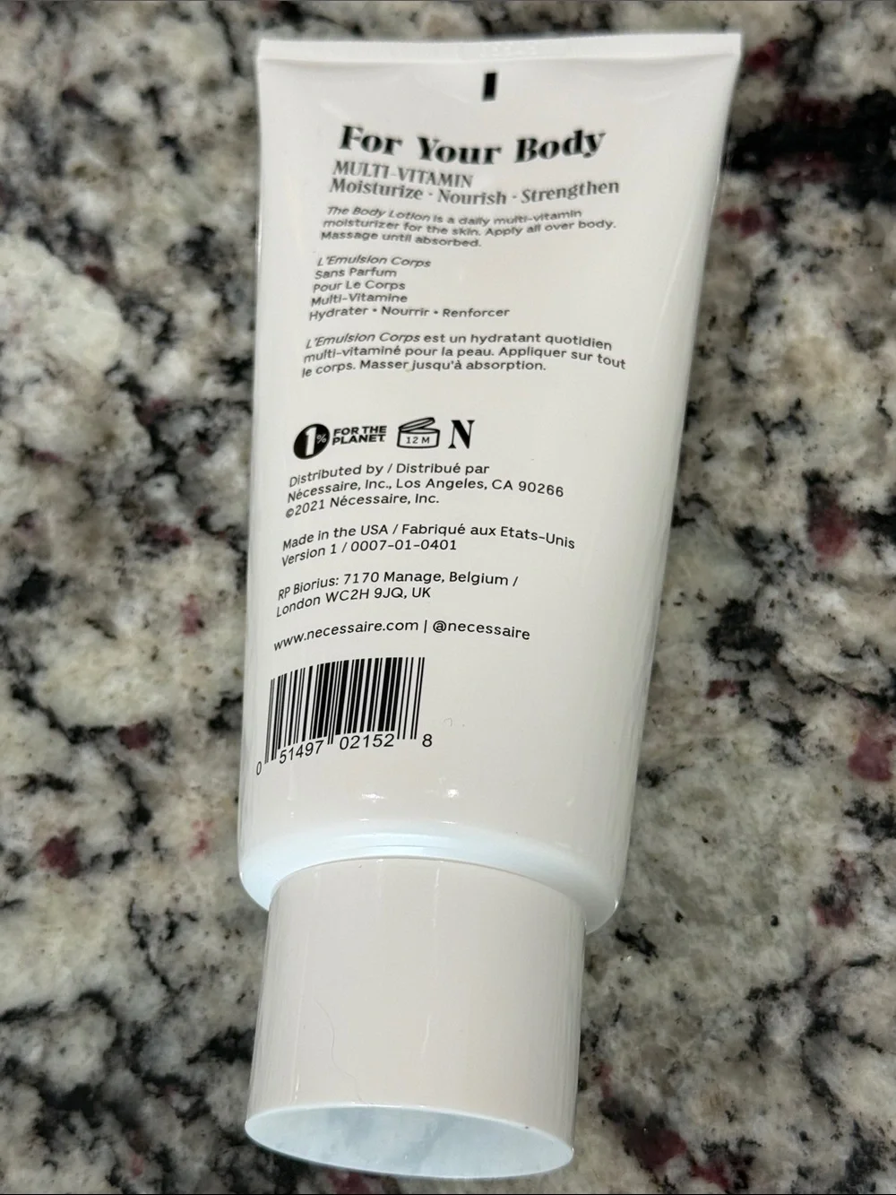 Necessaire body lotion